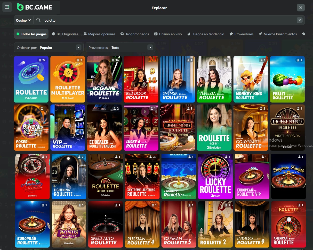 BC.Game tiene una amplia presencia en redes sociales