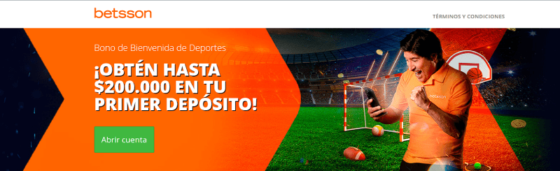 Betsson bono de bienvenida deportes