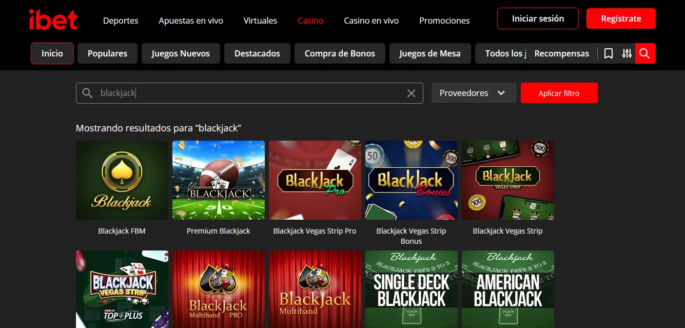 Oportunidad para jugar al sistema martingala en Blackack con ibet