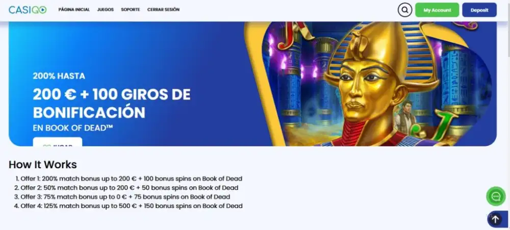 Bono de Bienvenida de CasiGo