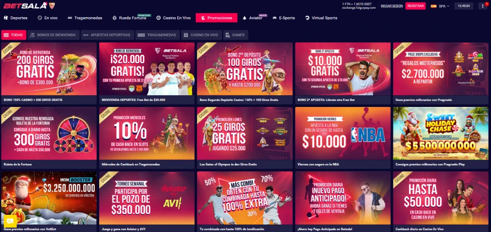 betsala bono de bienvenida