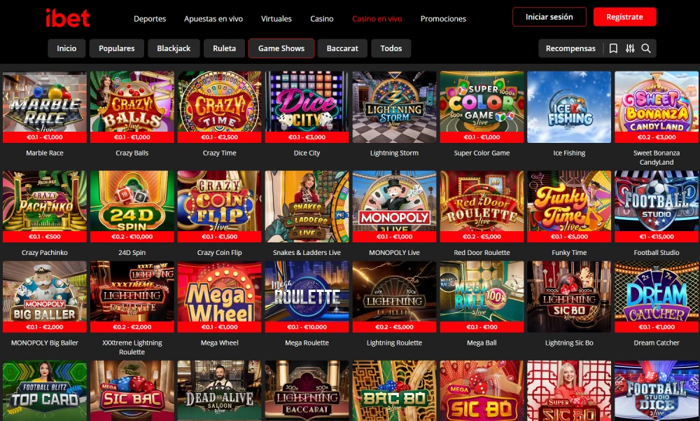 ibet casino en vivo