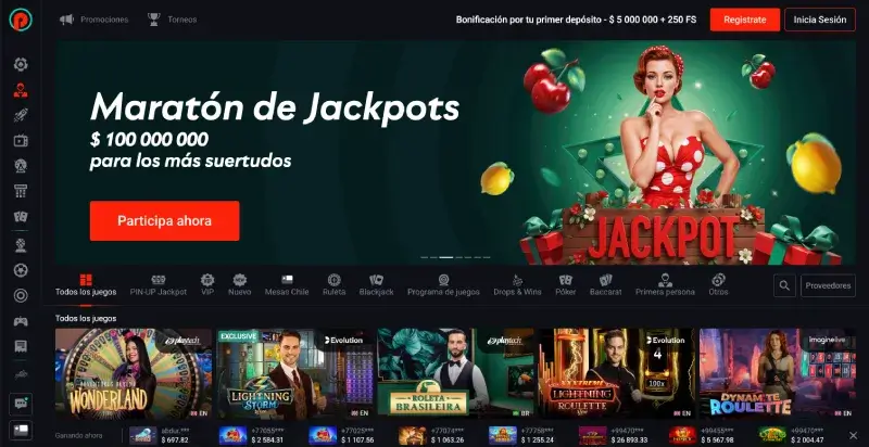 pin up casino en vivo