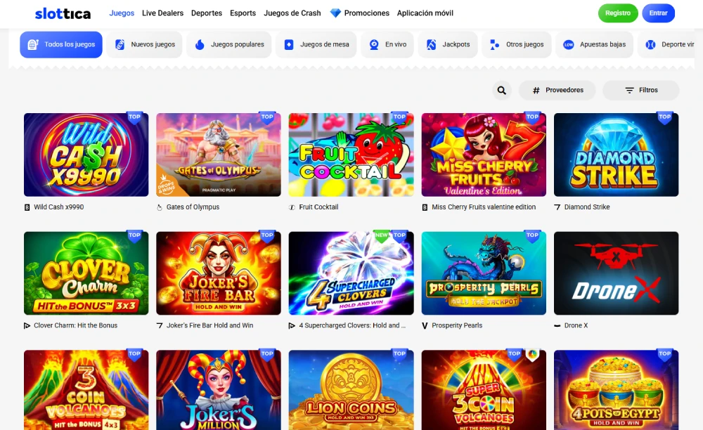 slottica juegos de casino