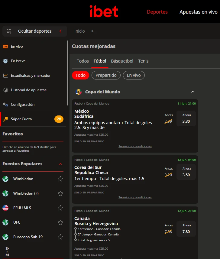 super cuotas ibet