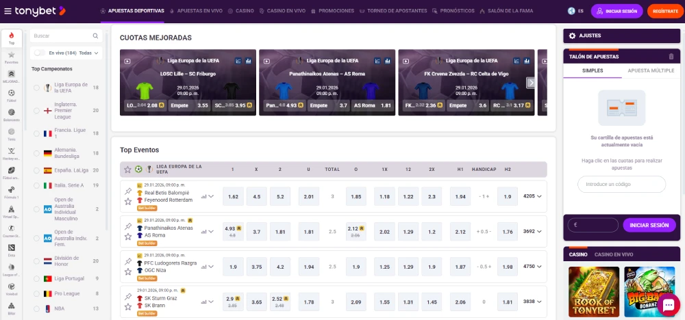 tonybet apuestas deportivas