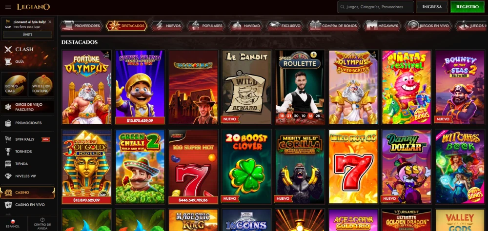 legiano juegos de casino