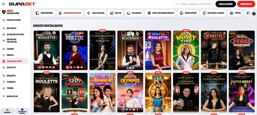 supabet casino en vivo