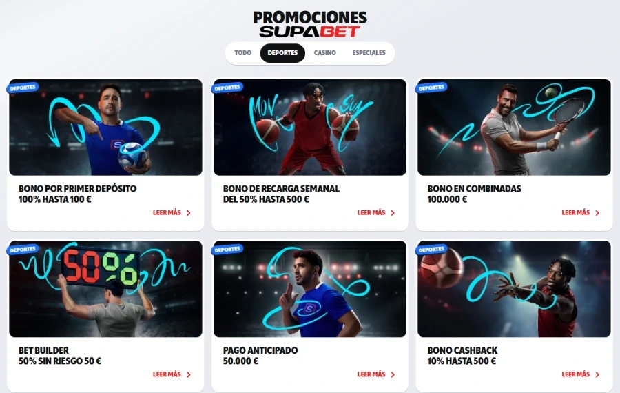 supabet promociones deportivas