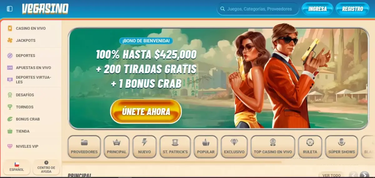 Vegasino Casino Online
