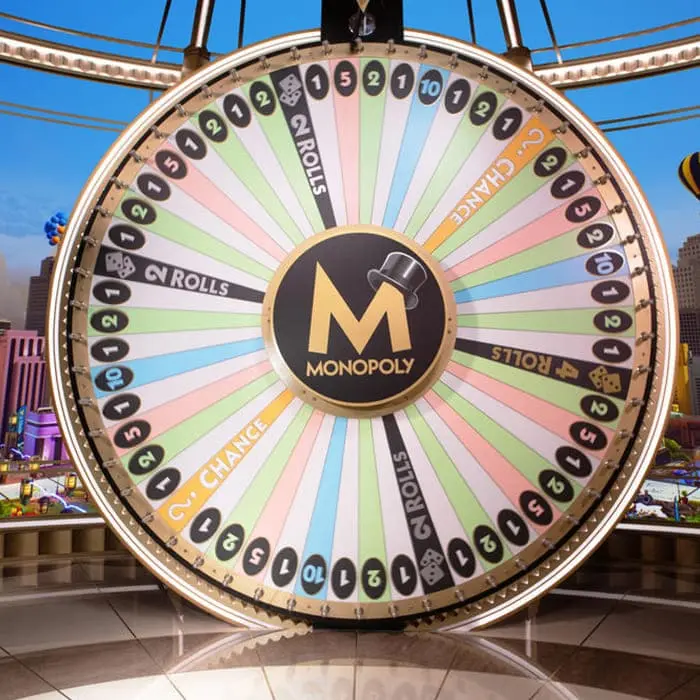 Rueda de la Suerte en Monopoly Live