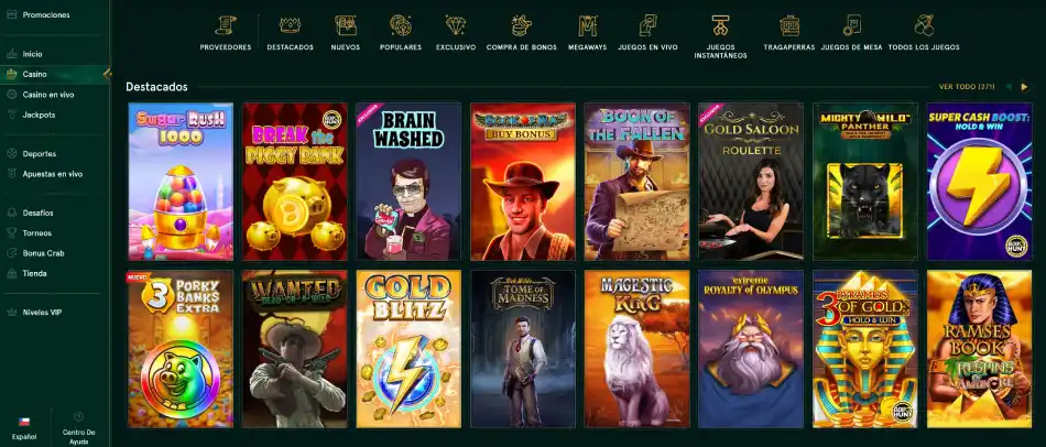 casinia juegos de casino