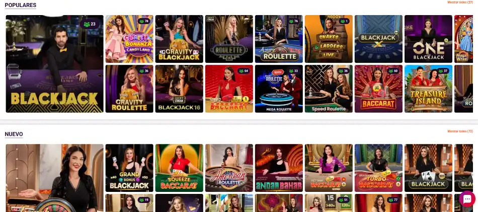 juegos de casino online - casino en vivo