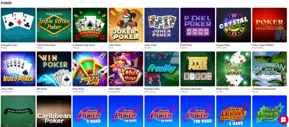juegos de casino online - poker
