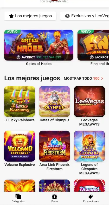 leovegas app