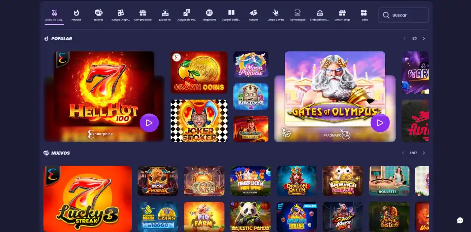 respin casino juegos