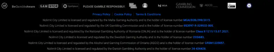 rng casinos licencias