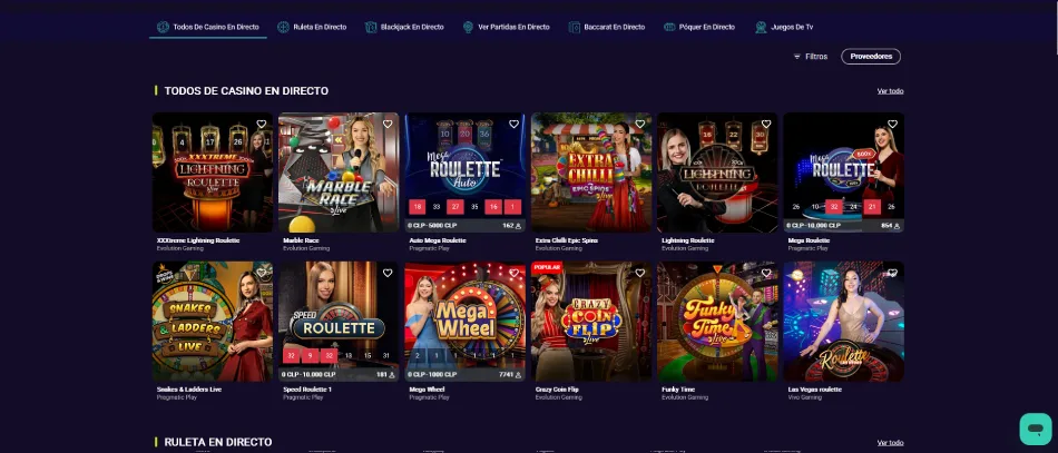 spin platinum casino en vivo