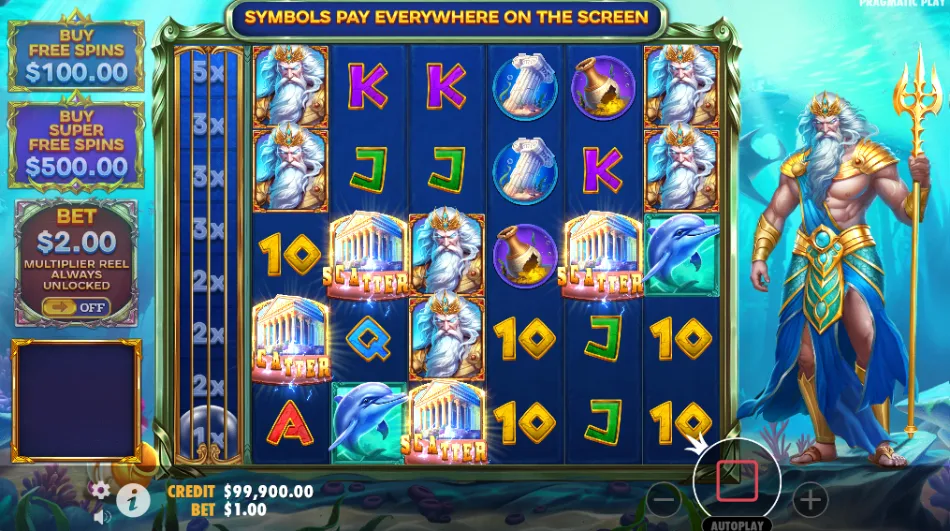 waves of poseidon giros gratis