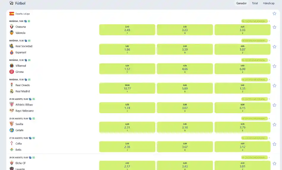 apuestas la liga chile