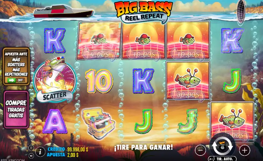 big bass reel repeat mejores tragamonedas pragmatic play