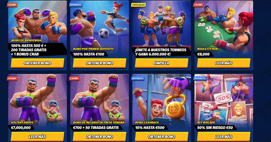 bigclash casino reseña bonos