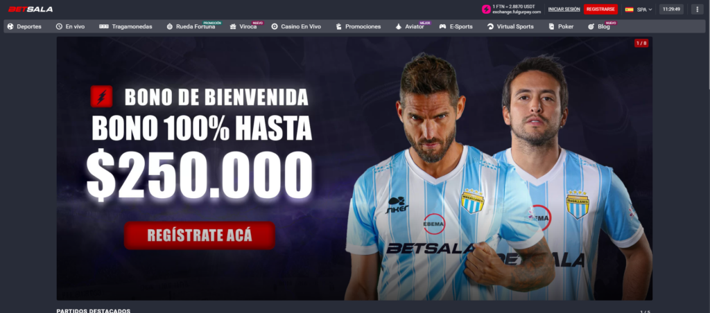 BetSala es una casa de apuestas y casino en línea muy popular en Chile