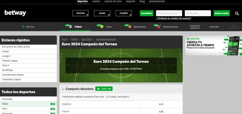 Betway Eurocopa 2024