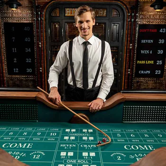 Craps o dados en vivo