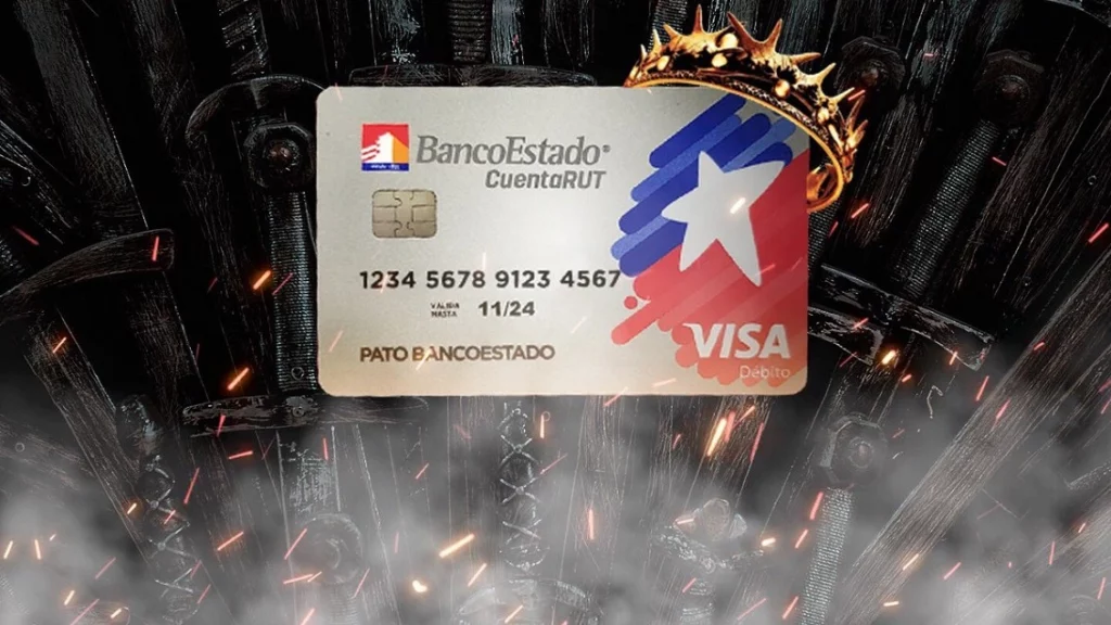 Tarjeta debito Visa cuenta rut Banco Estado de Chile 