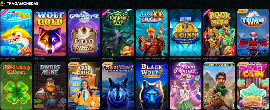 Novajackpot Casino ofrece miles de tragamonedas a sus usuarios