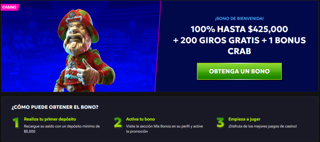 Hacerte con el bono de bienvenida de casino es fácil