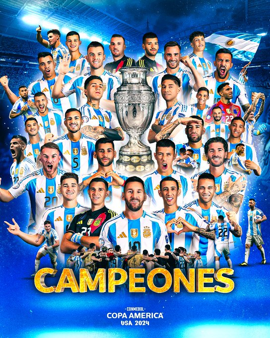 Argentina ganadora de la Copa América 2024