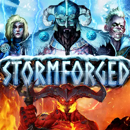 Logo de Stormforged de Hacksaw Gaming
