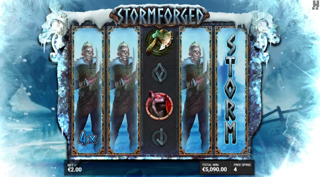 storm reel bono en Stormforged 