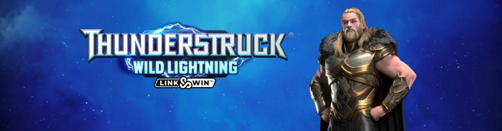 Thunderstruck wild lightning logo slot de Stormcraft Studios