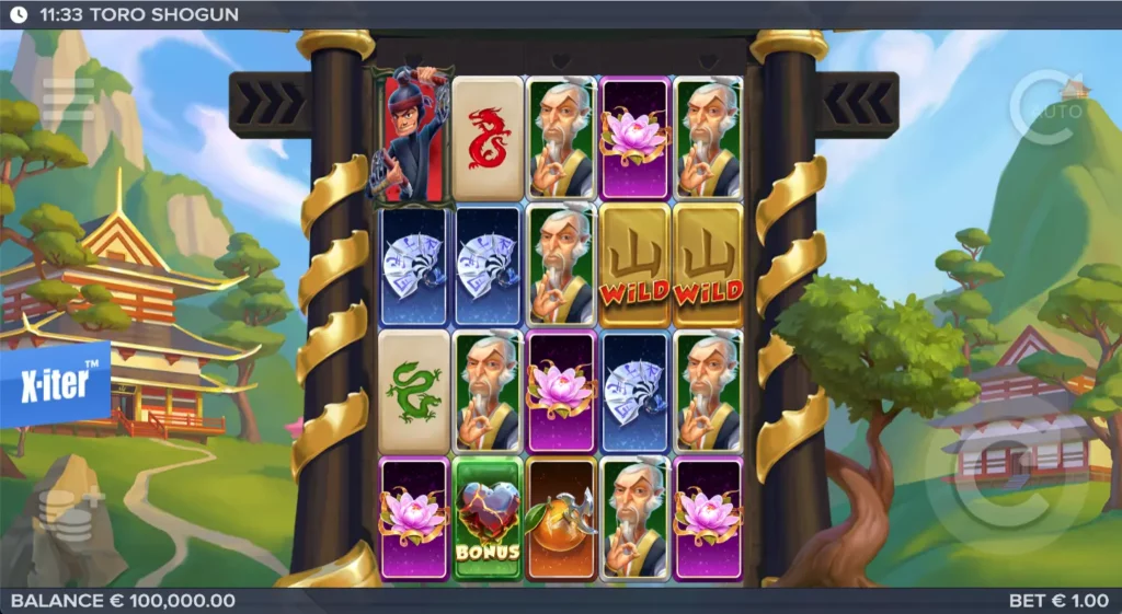 Temática de Toro Shogun