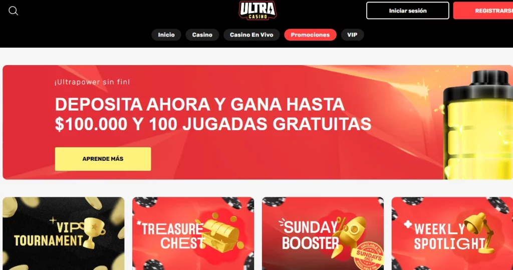 Ofertas de casino en UltraCasino