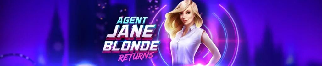 Agent Jane Blonde logo slot de Stormcrat Studios