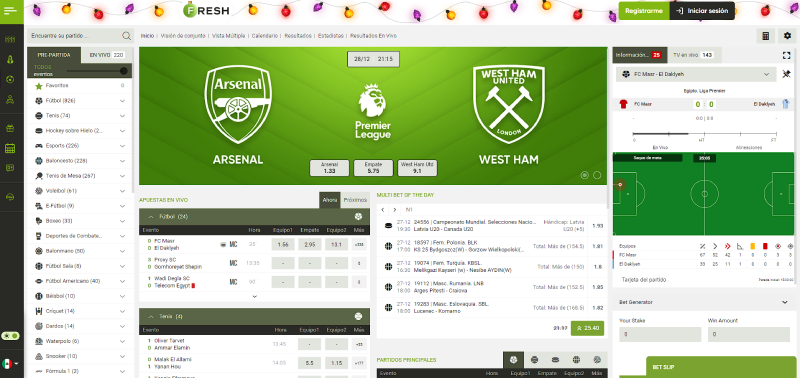 apuestas deportivas en fresh casino