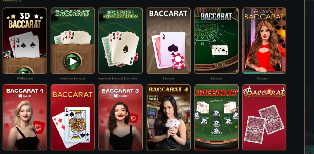 juegos de baccarat en talismania