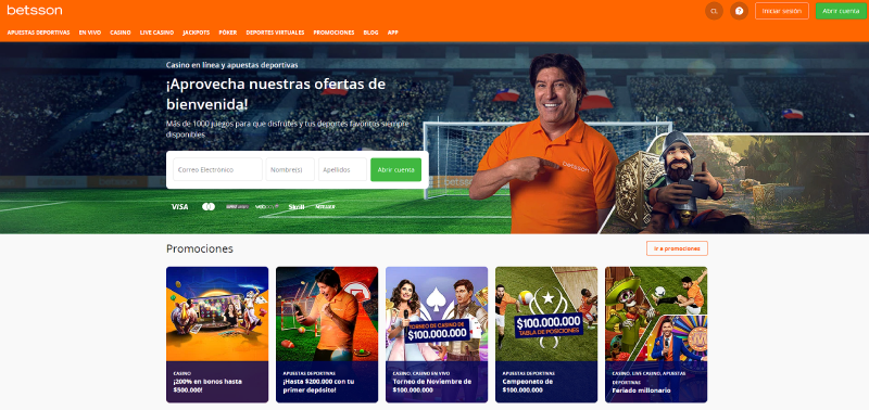 betsson casino online en chile