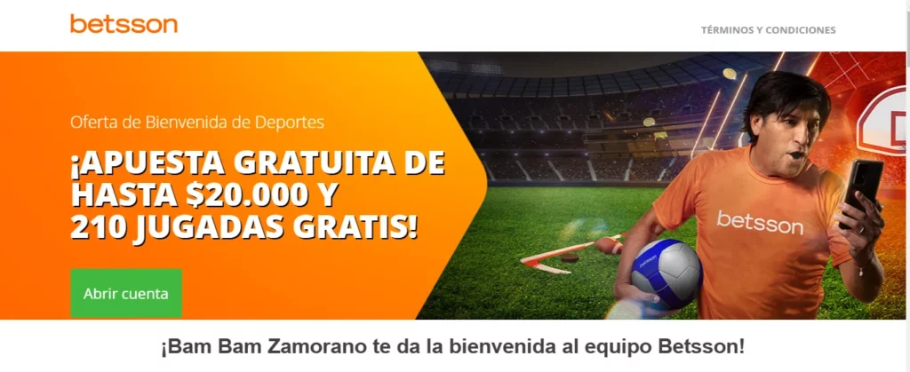 Bono de registro de Betsson