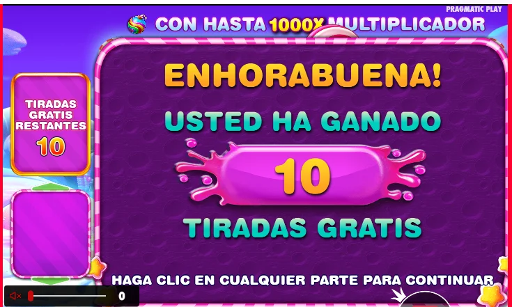 giros gratis en sweet bonanza 1000