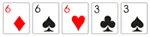 cartas con full house