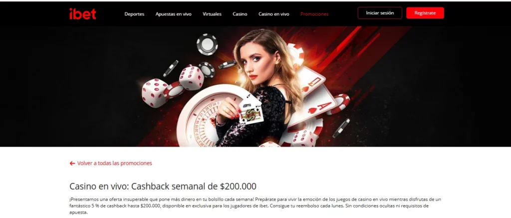 Bonos cashback para jugar al sistema martingala en ibet
