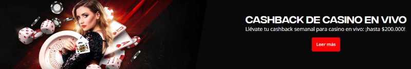 Imagen de cashback de casino en vivo en iBet