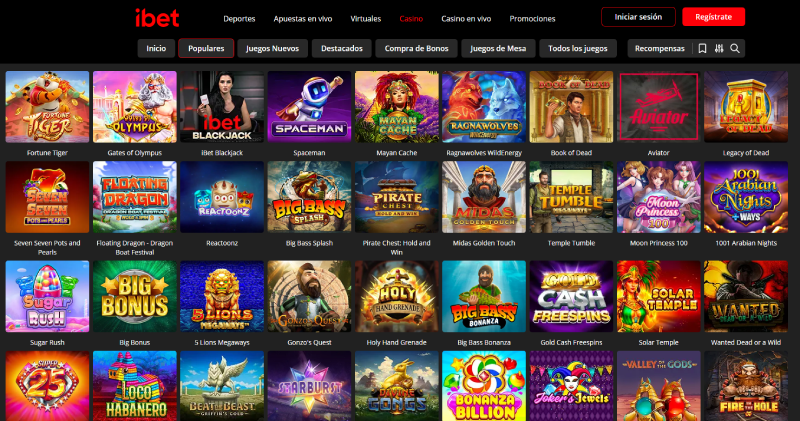 ibet mas de 4000 juegos disponibles