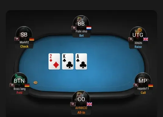 Ejemplo de juego Omaha Hold´em Poker