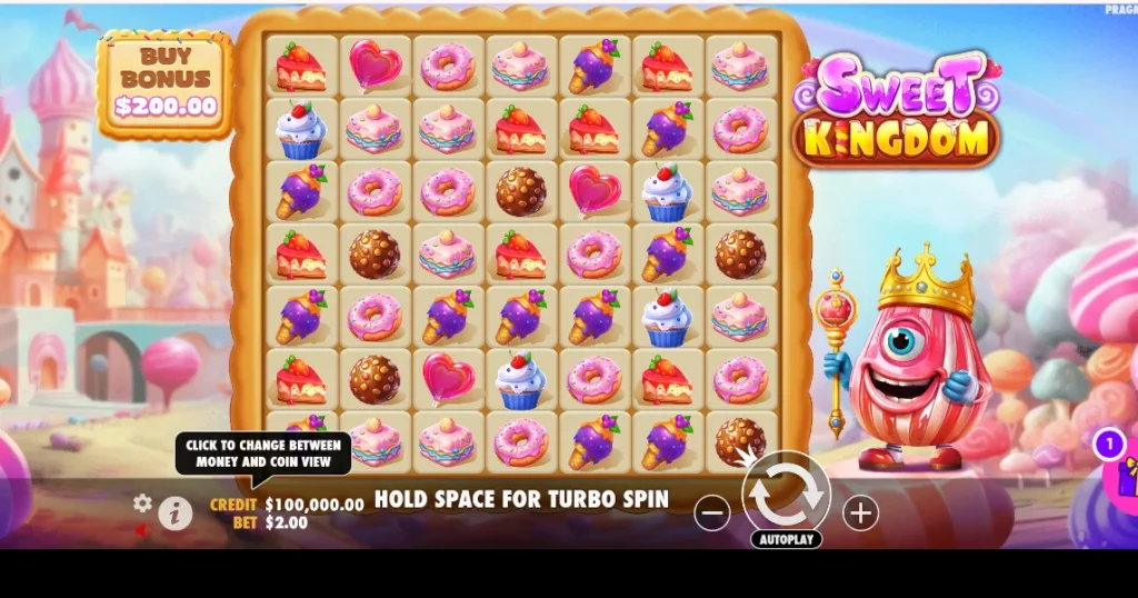 pantalla principal de sweet kingdom